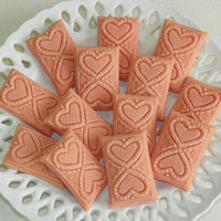 hearts united springerle cookie mold