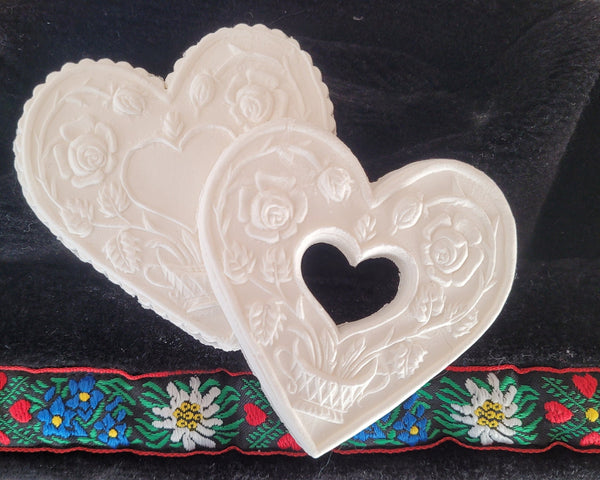 quilted heart house on the hill springerle cookie mold