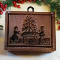 childrens christmas tree springerle cookie mold