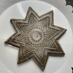 star gingerbread cookie