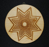 Diamond 8 Point Star Springerle Cookie Mold